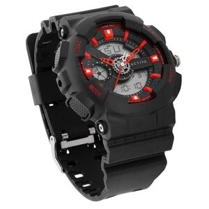 Invicta men's digital watch Activa Pixel X 50mm Black and Red